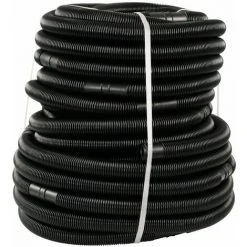 Zelsius Poolschlauch Für Sandfilteranlage | Schwarz | 50 M Gesamtlänge, Ø 32 Mm