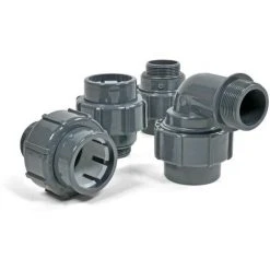 POOL TOTAL Anschluss-SET 25m FlexFit Flexibler PVC Druckschlauch Ø 50mm + Fittinge -Poolreinigung Verkäufe 2022 14003918 3