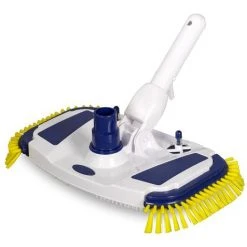 POOL TOTAL Bodensaugerbürste Poolbürste PREMIUM, Seitliche Borsten + Vacuumverstellung