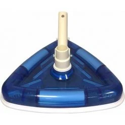 WELL2WELLNESS Pool Bodensaugerbürste Dreieck Power Transparent