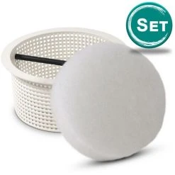 POOL TOTAL SET> PureFlow Filtereinsatz Inkl. MTH SK2 Skimmerkorb