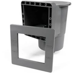 POOL TOTAL Skimmer-Set Für Stahlwandbecken In Der Trendfarbe Grau -Poolreinigung Verkäufe 2022 19809594 3