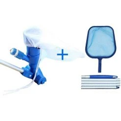 BARES Kescher PoolReinigung, Kescher Schwimmbad Blatt Skimmer Netz, Pool Reinigungsset, Poolkescher, Pool Kescher, Schwimmbad Kescher Laubkescher -Poolreinigung Verkäufe 2022 26054386 3