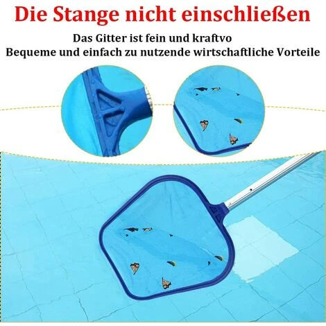 BARES Pool Kescher Bodenkescher, Kescher Pool Feinmaschig, Kescher Für Pool, Whirlpool Kescher Casher Pool, Kescher Für Poolreinigung Tief Kescher Mit Verstärktem Kunststoffrahmen(Ohne Stange) 4 BARES Pool Kescher Bodenkescher, Kescher Pool Feinmaschig, Kescher Für Pool, Whirlpool Kescher Casher Pool, Kescher Für Poolreinigung Tief Kescher Mit Verstärktem Kunststoffrahmen(Ohne Stange) – Bild 4