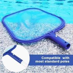 BARES Kescher PoolReinigung, Kescher Schwimmbad Blatt Skimmer Netz, Pool Reinigungsset Mit Kescher-Aufsatz Oberflächenkescher Blau -Poolreinigung Verkäufe 2022 26054961 4