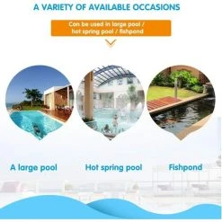 BARES Professionelle Pool Skimmer, Poolkescher/Laubkescher - Fein Maschennetz - Robuste Rahmen - Poolzubehör Für Spas, Swimming Pool, Whirlpools, Brunnen- Für Pool Reinigung -Poolreinigung Verkäufe 2022 26054962 4