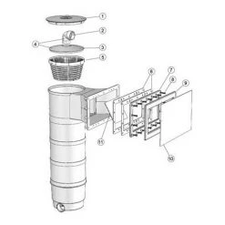 Skimmer-Verschluss A300 & 142 X 128 Mm - Weltico 8 Skimmer-Verschluss A300 & 142 X 128 Mm - Weltico -Poolreinigung Verkäufe 2022 26204580 4