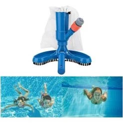 BEARSU Schwimmbecken-Staubsauger, Schwimmbecken-Teich-Staubsauger-Bürstenreiniger Hand-Schwimmbad- Und Spa-Staubsauger