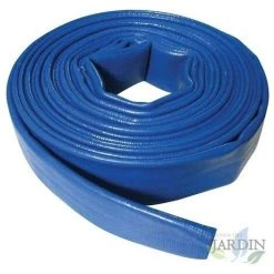 SUINGA FLACHSCHLAUCH 25 Mm 5 Meter Für Wasserableitung, Polyester-PVC-Blaugummi Layflat Für Feuer Und Pools (1 Zoll)