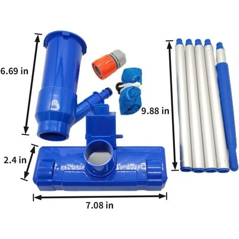 BRIDAY Vaccum Pool Maintenance Kit Poolreiniger, Poolpflege, Teich, Springbrunnen, Blätter, Sand, Schlick 4.8 Von 5 Sternen 6 4 BRIDAY Vaccum Pool Maintenance Kit Poolreiniger, Poolpflege, Teich, Springbrunnen, Blätter, Sand, Schlick 4.8 Von 5 Sternen 6 – Bild 4