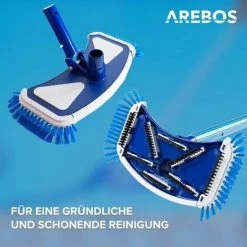 AREBOS Pool Bürste | Bodensauger | Poolreiniger | Reiniger | Poolsauger | Bodenreiniger 7 AREBOS Pool Bürste | Bodensauger | Poolreiniger | Reiniger | Poolsauger | Bodenreiniger -Poolreinigung Verkäufe 2022 31091158 3