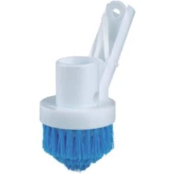 MEDIPOOL Eckbürste Zum Aufstecken Auf Eine Teleskopstange - Mit Sauganschluss - Schlauchanschluss 38 Mm - Pool Eckenbürste - Zum Lösen Von Verschmutzungen An Schwer Zugänglichen Stellen