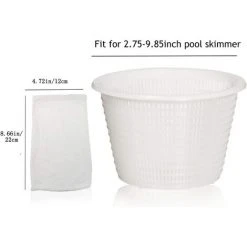 BEARSU Pool-Skimmer-Socken Der Perfekte Filterschutz Zum Schutz Ihrer Filter, Körbe Und Skimmer. Entfernt Schlacke, Blätter, Öl, Pollen, Insekten, Müll Und Mehr. 20 TEILE -Poolreinigung Verkäufe 2022 32472473 3