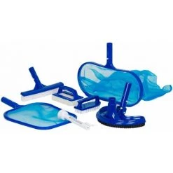Zelsius 7-teiliges Pool Reinigungsset Mit Poolbürsten, Thermometer Und Kescher