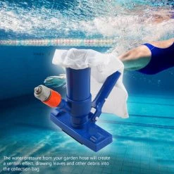 ASUPERMALL Pool-Staubsauger Unterwasser-Reinigungsburste Mit Clip-Griff Kordelzug-Beutel Entfernt Eckenablagerungen Ideale Reinigungswerkzeuge Fur Oberirdische Aufblasbare Pools Spa Whirlpool Teich Wasserfall -Poolreinigung Verkäufe 2022 34163879 5