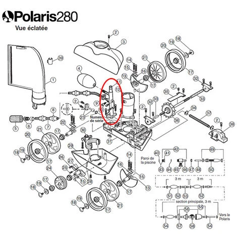 Ersatz Abgewinkelter Strommast Für Polaris 280/380 - K30 - Polaris 3 Ersatz Abgewinkelter Strommast Für Polaris 280/380 - K30 - Polaris – Bild 3