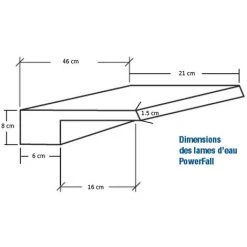 46cm Wasserrutsche - Powerfall 46 - Zodiac -Poolreinigung Verkäufe 2022 34731415 3