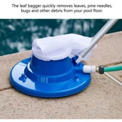 HAPPYSHOPPING Poolreinigungswerkzeug Mini-Schwimmbadstaubsauger Schwimmende Gegenstände Reinigungswerkzeuge Poolsaugkopf-Reinigungsnetz-Kit,Blau, -Poolreinigung Verkäufe 2022 35178681 4