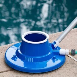 HAPPYSHOPPING Poolreinigungswerkzeug Mini-Schwimmbadstaubsauger Schwimmende Gegenstände Reinigungswerkzeuge Poolsaugkopf-Reinigungsnetz-Kit,Blau, -Poolreinigung Verkäufe 2022 35178681 5
