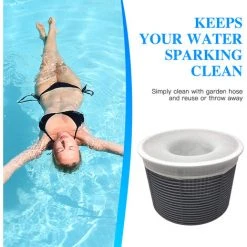 HAPPYSHOPPING Hochelastische Nylon-Pool-Skimmer-Socken Bodenfilternetz Für Schwimmbäder 10PCS / 20PCS / 30PCS,,20 STÜCKE -Poolreinigung Verkäufe 2022 35178867 5