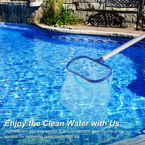 ASUPERMALL Hochleistungs-Pool-Reinigungsset Zubehor-Wartungsset Mit L-Eaf-Skimmer-Rechennetz / Dehnbarer Teleskopstab / Schrubbburste / F-Loating-Chemikalienspender Fur Spa / Whirlpool / Teich / Schwimmbad 2 ASUPERMALL Hochleistungs-Pool-Reinigungsset Zubehor-Wartungsset Mit L-Eaf-Skimmer-Rechennetz / Dehnbarer Teleskopstab / Schrubbburste / F-Loating-Chemikalienspender Fur Spa / Whirlpool / Teich / Schwimmbad – Bild 2