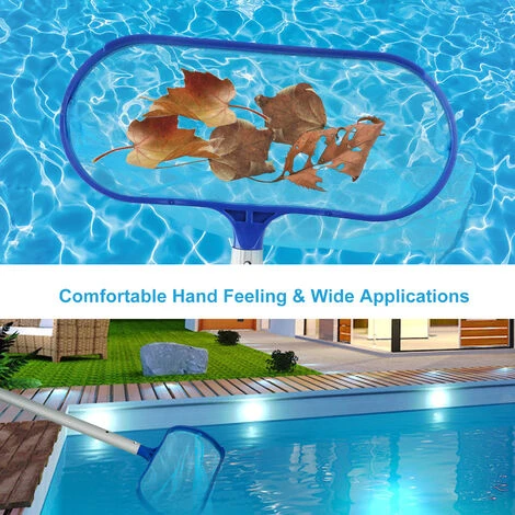 ASUPERMALL Hochleistungs-Pool-Reinigungsset Zubehor-Wartungsset Mit L-Eaf-Skimmer-Rechennetz / Dehnbarer Teleskopstab / Schrubbburste / F-Loating-Chemikalienspender Fur Spa / Whirlpool / Teich / Schwimmbad 3 ASUPERMALL Hochleistungs-Pool-Reinigungsset Zubehor-Wartungsset Mit L-Eaf-Skimmer-Rechennetz / Dehnbarer Teleskopstab / Schrubbburste / F-Loating-Chemikalienspender Fur Spa / Whirlpool / Teich / Schwimmbad – Bild 3