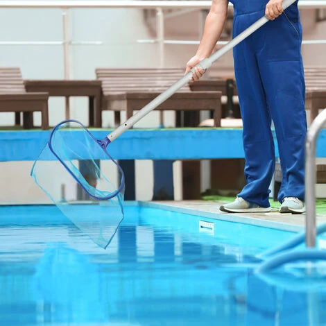 ASUPERMALL Hochleistungs-Pool-Reinigungsset Zubehor-Wartungsset Mit L-Eaf-Skimmer-Rechennetz / Dehnbarer Teleskopstab / Schrubbburste / F-Loating-Chemikalienspender Fur Spa / Whirlpool / Teich / Schwimmbad 5 ASUPERMALL Hochleistungs-Pool-Reinigungsset Zubehor-Wartungsset Mit L-Eaf-Skimmer-Rechennetz / Dehnbarer Teleskopstab / Schrubbburste / F-Loating-Chemikalienspender Fur Spa / Whirlpool / Teich / Schwimmbad – Bild 5
