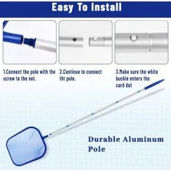 BARES Skimmernetz Für Flache Pools & Eacute; Poolschaufel, Kit & Eacute; Bodenschaufel Für Pool & Eacute; Oberflächenschaufeln & Eacute; Schaufel & Eacute; Sperma Für Schwimmbäder, Teiche, Spas -Poolreinigung Verkäufe 2022 37965167 3