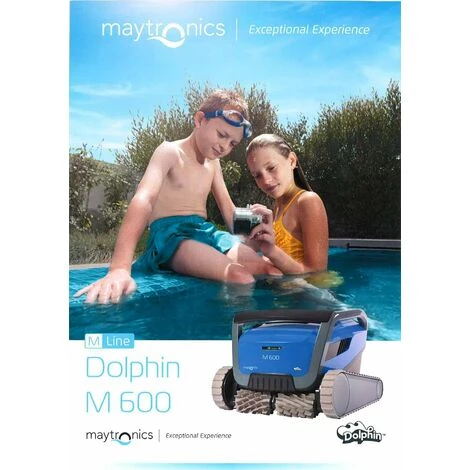 MAYTRONICS DOLPHIN Dolphin SUPREME M600 Poolroboter WIFI Inkl. Fernsteuerung Per APP Poolreiniger 3 MAYTRONICS DOLPHIN Dolphin SUPREME M600 Poolroboter WIFI Inkl. Fernsteuerung Per APP Poolreiniger – Bild 3