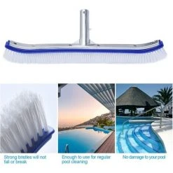 TRIOMPHE Poolbürstenkopf 18 Zoll Premium-Aluminium-Poolbürstenkopf-Reinigungsbürste Für Pool, Spa, Badewanne, Wände, Fliesen, Böden -Poolreinigung Verkäufe 2022 41672062 5