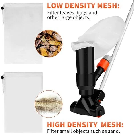 BRIDAY Pool-Staubsauger, Manueller Oberirdischer Pool-Staubsauger Mit Bürste Mit 5 Schaufeln Und 2 Netzbeuteln Spa-Pool-Staubsauger Mit Bürsten Für Die Schwimmbadreinigung 4 BRIDAY Pool-Staubsauger, Manueller Oberirdischer Pool-Staubsauger Mit Bürste Mit 5 Schaufeln Und 2 Netzbeuteln Spa-Pool-Staubsauger Mit Bürsten Für Die Schwimmbadreinigung – Bild 4