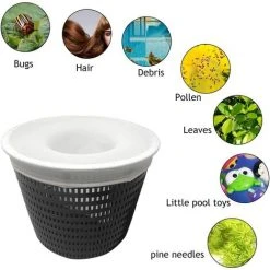 ECHOO Pool-Skimmer-Socken Der Perfekte Filterschutz Zum Schutz Ihrer Filter, Körbe Und Skimmer. Entfernt Schlacke, Blätter, Öl, Pollen, Insekten, Müll Und Mehr. 20 TEILE -Poolreinigung Verkäufe 2022 43449859 5