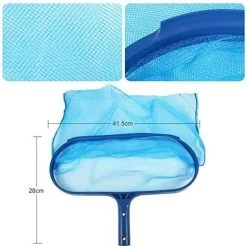 ILOVEMILAN Feinmaschiges Schwimmbadnetz, Professioneller Schwimmbad-Skimmer, Schwimmbad-Blattnetz, Verwendet Zum Reinigen Von Schwimmbad-Rechen-Reinigungszubehör -Poolreinigung Verkäufe 2022 43561767 2