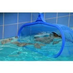 HAPPYSHOPPING Pool Skimmer Net Deep-Bag Pool Rechen Mittelfeines Netz Passend Für Die Meisten Standardstangen Für Die Poolreinigung,Blau -Poolreinigung Verkäufe 2022 45418189 3