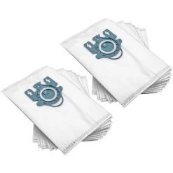 Vhbw 20x Staubsaugerbeutel Kompatibel Mit Miele Gold Horizont, Gold Limited Edition Staubsauger - Mikrovlies, 27,5cm X 18cm, Weiß