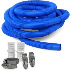 POOL TOTAL SET> 2x 6,60m Schwimmbad Schlauch, Blau Ø 32mm -Poolreinigung Verkäufe 2022 47890498 3