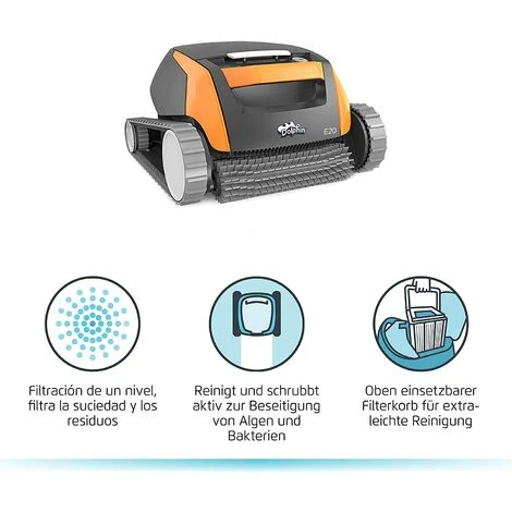 MAYTRONICS DOLPHIN Dolphin E20 Automatischer Schwimmbad Reinigungsroboter Poolroboter Poolreiniger 1 MAYTRONICS DOLPHIN Dolphin E20 Automatischer Schwimmbad Reinigungsroboter Poolroboter Poolreiniger
