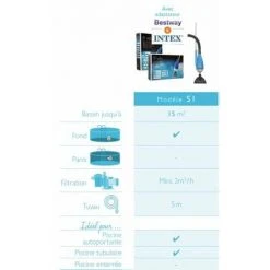 Manueller Reiniger S1 VAC Speziell Für Selbsttragende Pools Aqualux -Poolreinigung Verkäufe 2022 51581154 3