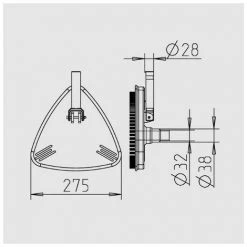 JARDIBOUTIQUE Dreieckiger Besenkopf Für Den Pool -Poolreinigung Verkäufe 2022 52032911 4