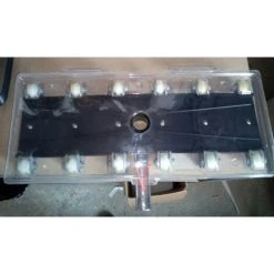 JARDIBOUTIQUE Staubsaugerbesen, 12 Räder, Rechteckige Form, Farbe Schwarz, Für Betonpool - 48 Cm -Poolreinigung Verkäufe 2022 52033010 3