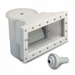 JARDIBOUTIQUE Skimmer Aufstellpool, Große Öffnung, Weiß