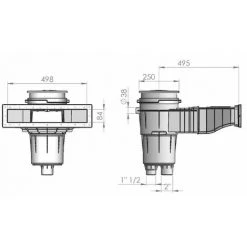 Midas Skimmer Slim Aus Kunststoff -Poolreinigung Verkäufe 2022 53803394 2