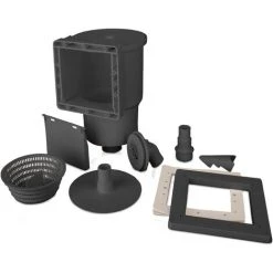 GRE MANUFACTURAS S.A. Graphite Pool Skimmer-Set Anthrazit