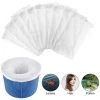 Betterlife Pool-Skimmer-Socken, Pool-Skimmer-Socken, Elastische Nylongewebefilter, Pool-Skimmer-Socken Zum Auffangen Von Pollen, Blättern, Haaren (20 Stück, Weiß)