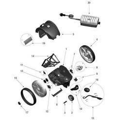 ZODIAC Motorblock Komplett Für Vortex 1, Nr. 1