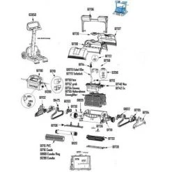MAYTRONICS DOLPHIN Reinigungsbürste Activ-Brush, Komplett Dolphin Supreme M4, F40 Poolreiniger