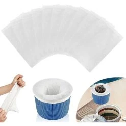 TINOR 10 Stück Pool-Skimmer-Socken, Pool-Skimmer-Socken, Pool-Skimmer-Socken Zum Einfangen Von Pollen, Blättern, Haaren (10)