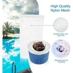 TINOR 10 Stück Pool-Skimmer-Socken, Pool-Skimmer-Socken, Pool-Skimmer-Socken Zum Einfangen Von Pollen, Blättern, Haaren (10) -Poolreinigung Verkäufe 2022 54376963 3