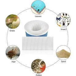 TINOR 10 Stück Pool-Skimmer-Socken, Pool-Skimmer-Socken, Pool-Skimmer-Socken Zum Einfangen Von Pollen, Blättern, Haaren (10) -Poolreinigung Verkäufe 2022 54376963 4