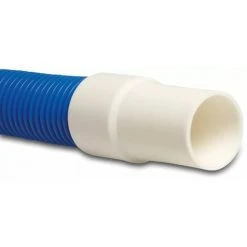 BEVO VERTRIEBS GMBH 7,5m Schwimmbadschlauch Poolschlauch Blau 38mm Inkl. Anschlüssen PVC-U Flotide Typ Reinigung